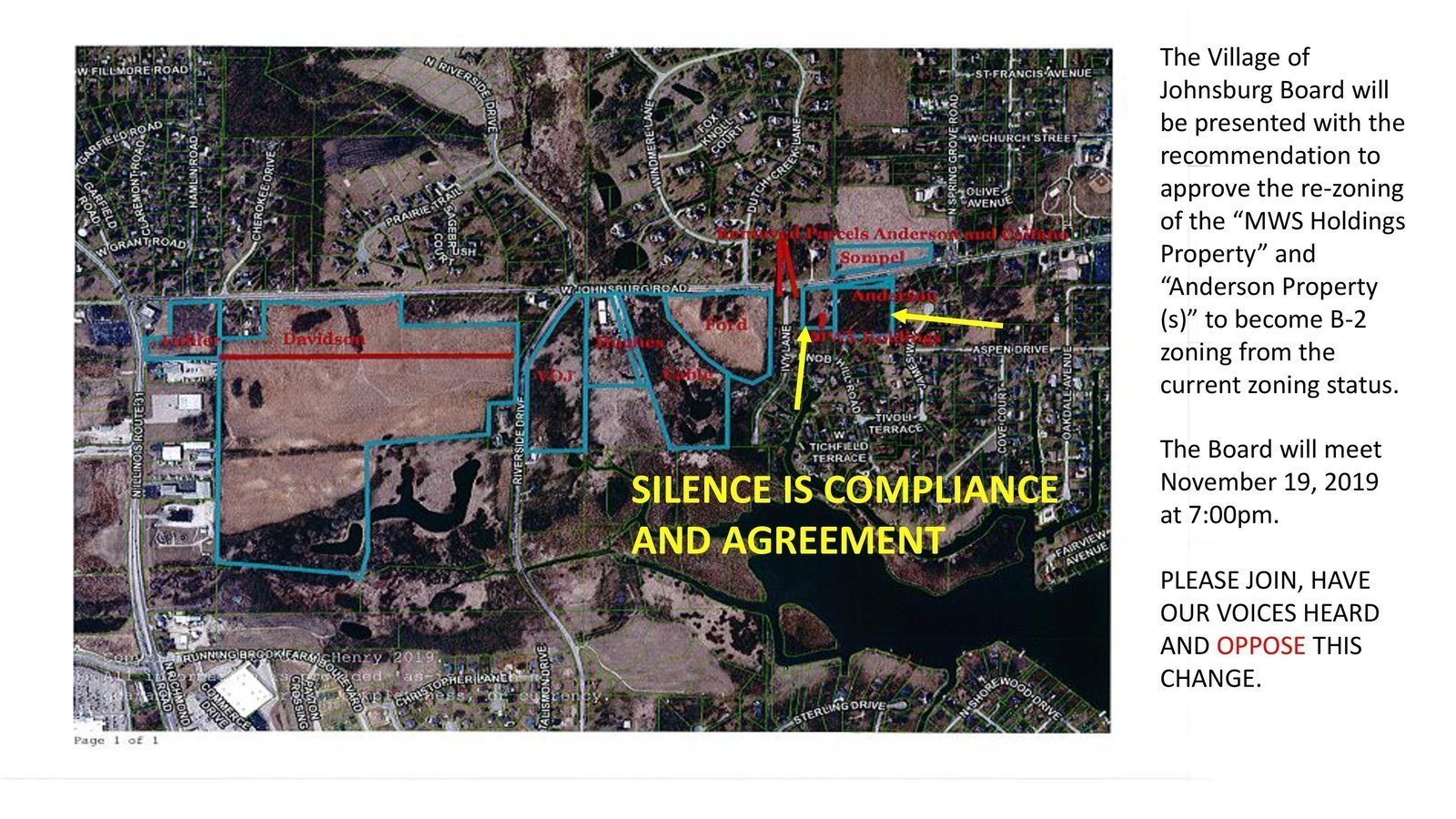 Petition · In Opposition to the B2 Zoning Changes ·