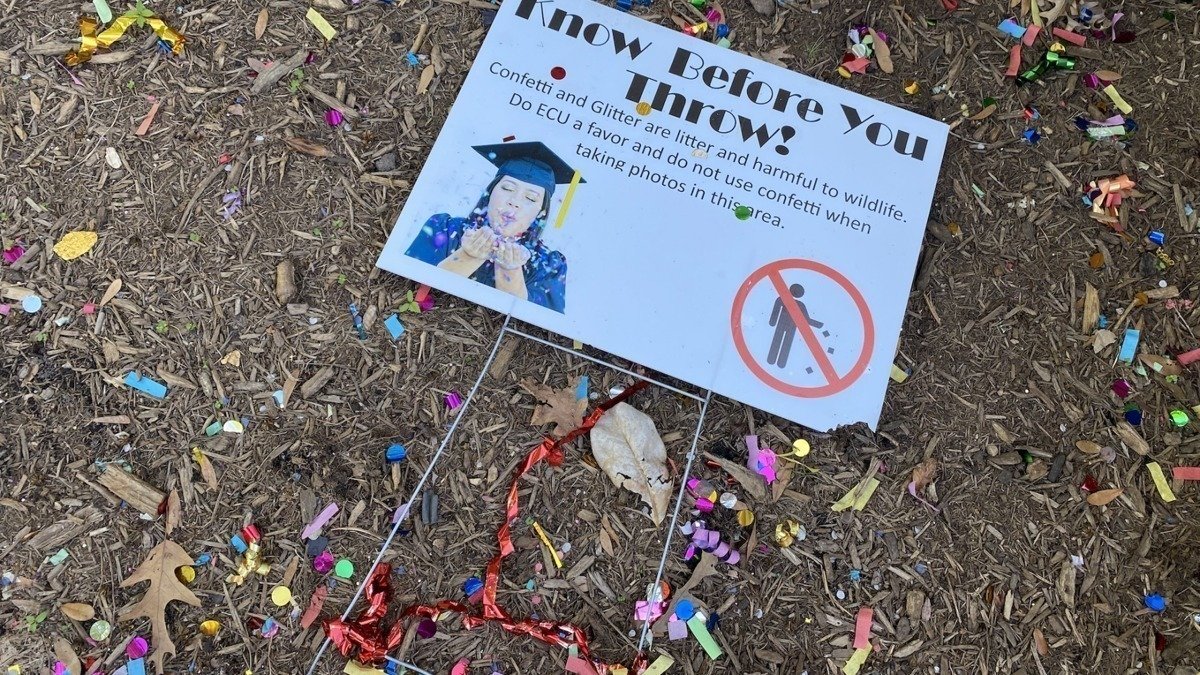 Petition · Ban NonBiodegradable Confetti on ECU Campus United States