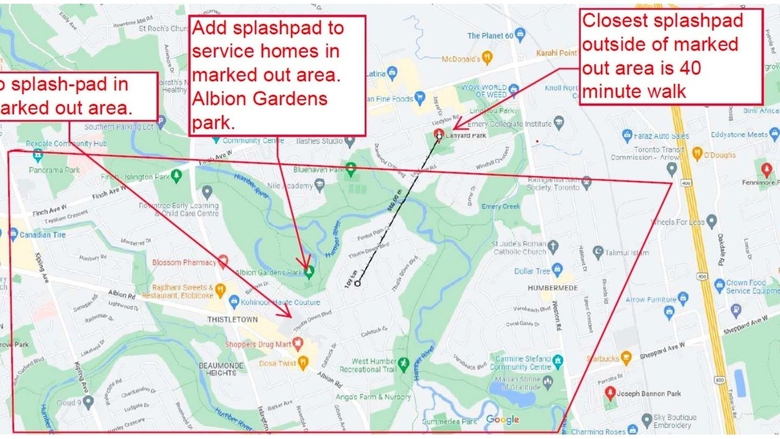 Petition · Albion Gardens Splash Pad ·