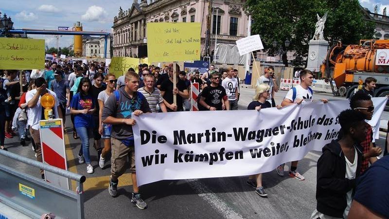 Petition Update Die Martin Wagner Schule Bleibt Standhaft