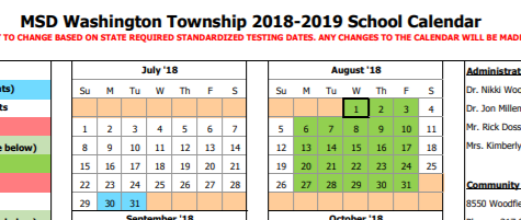 Petition &middot; CHANGE MSDWT 2019-21 AUGUST SCHOOL YEAR START DATES - United