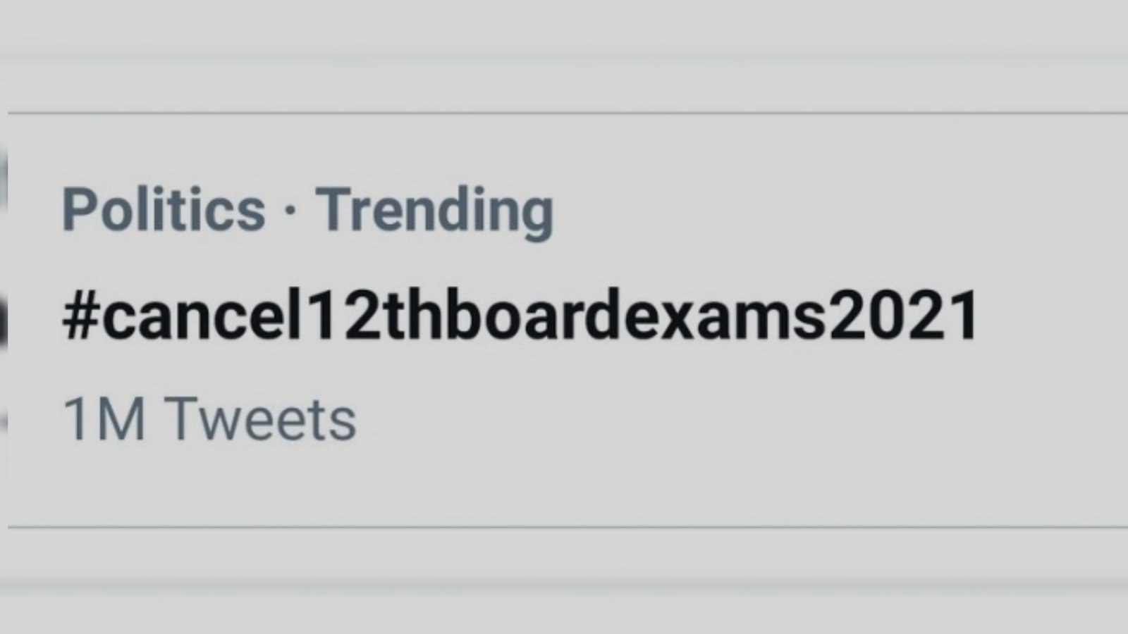 Petition · To cancel board exam 2021 for student safety ·
