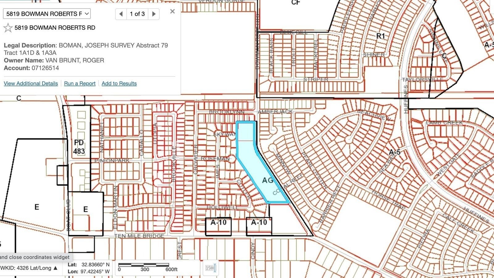 Petition · Fort Worth ReZoning Request of 5819 Bowman Roberts C4 Lease/Mary Nell Poole ZC23