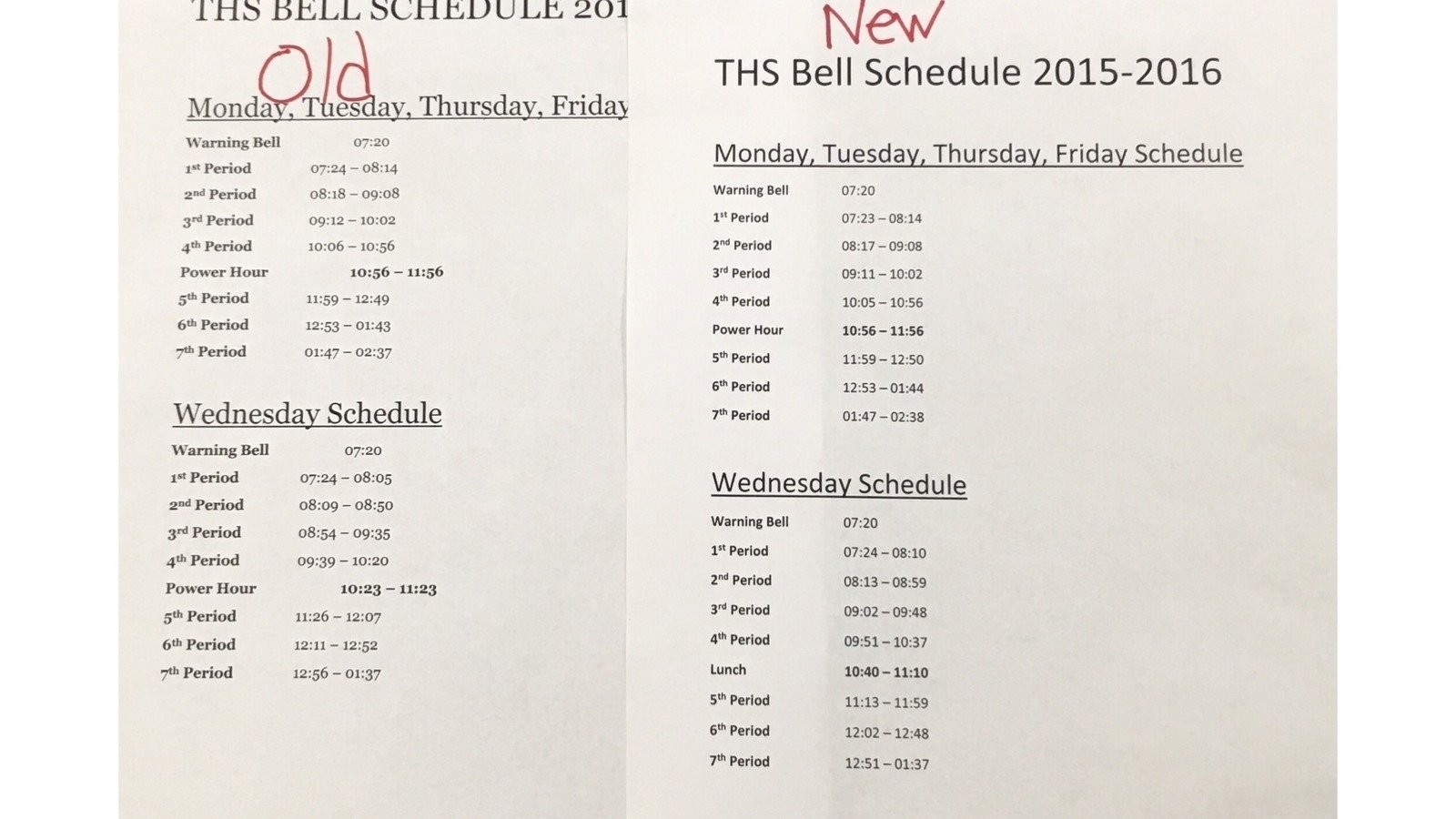 Petition · Change the new bell schedule at Tavares High · Change.org