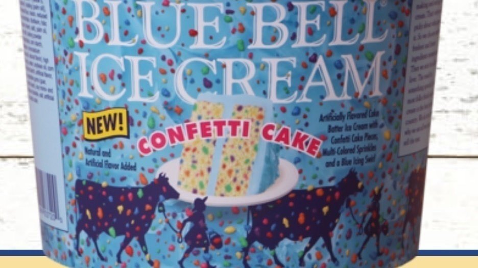 Petition · Blue Bell Confetti Cake ice cream , PINT SIZE ·