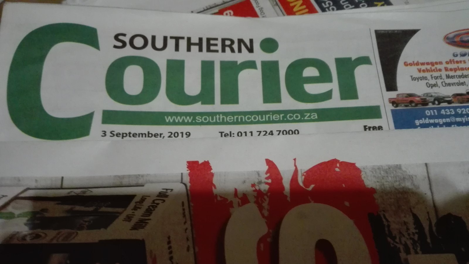Petition · Petition for Southern Courier Newspaper ·