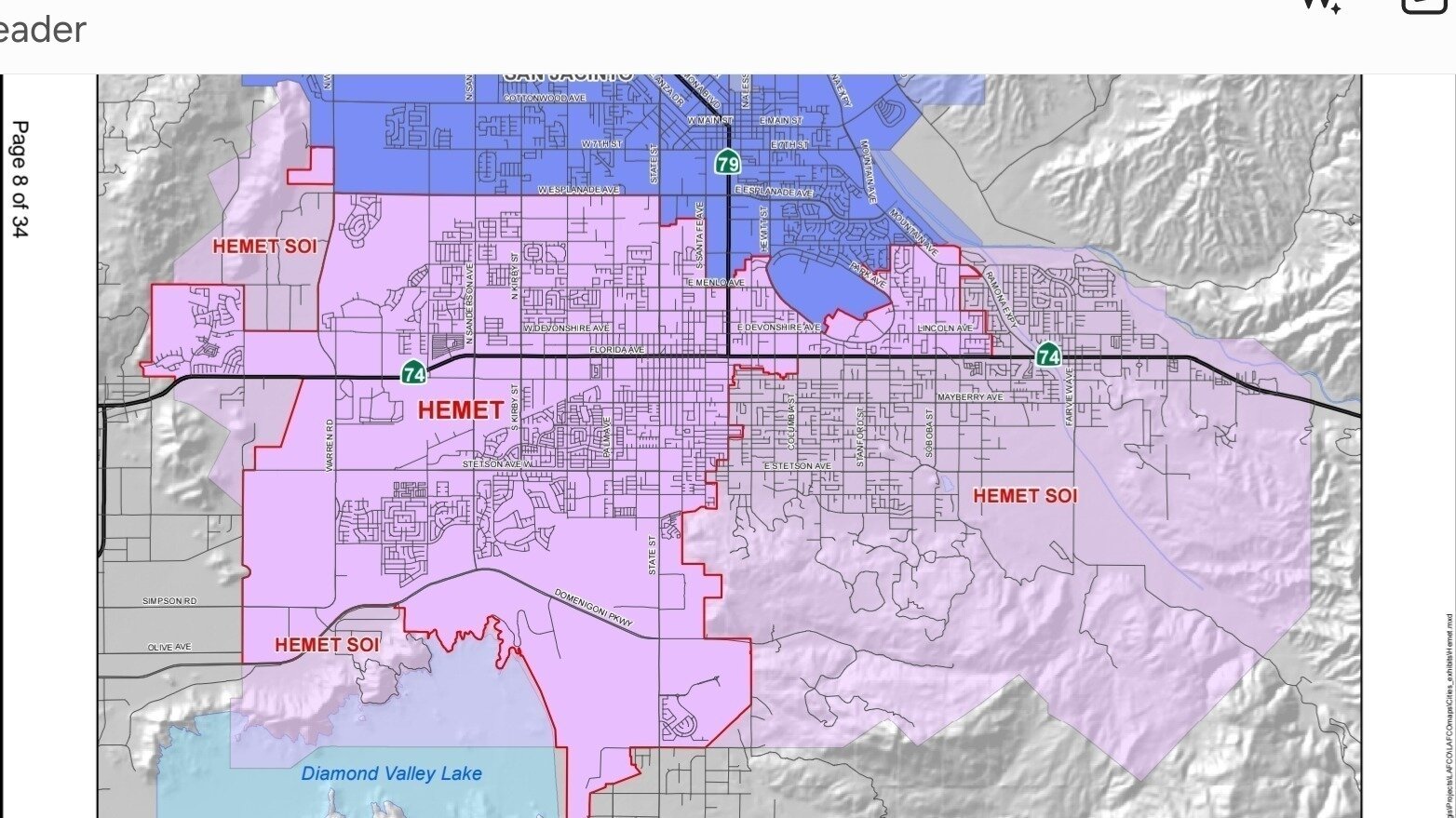 Petition · Halt the Annexation of Unincorportated Hemet Areas East