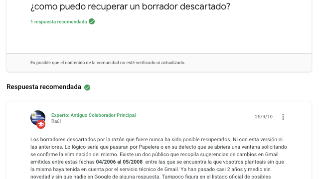Como Recuperar Un Borrador Eliminado En Gmail