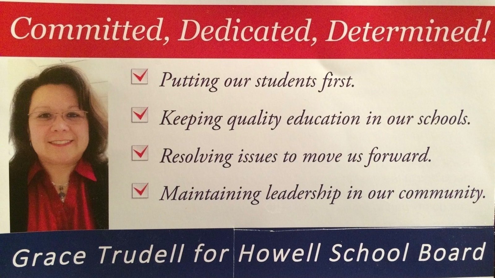 Petition · I support Grace Trudell for Howell Public School Board