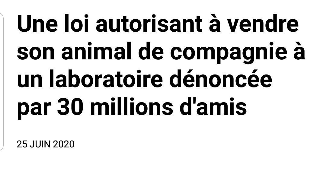 Pétition · Interdiction d'une loi autorisant à vendre son