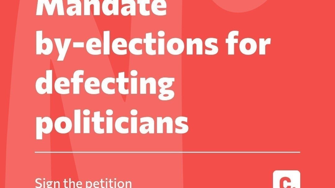 Petition · Mandate by-elections for defecting politicians - United ...