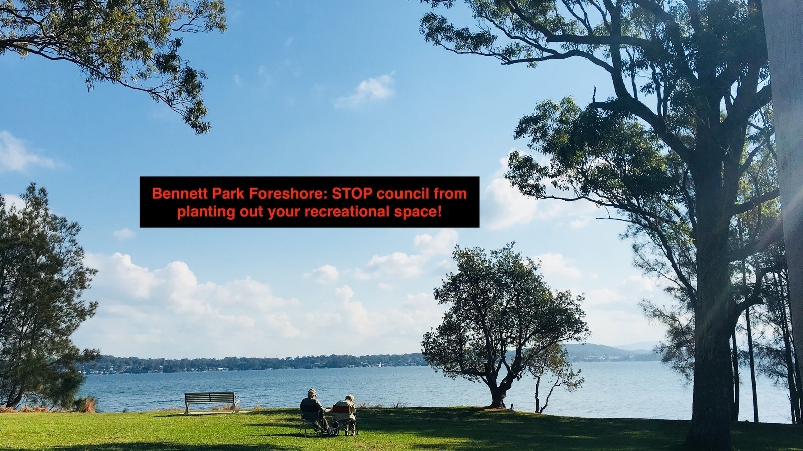 Petition · Park Foreshore STOP council from planting out your