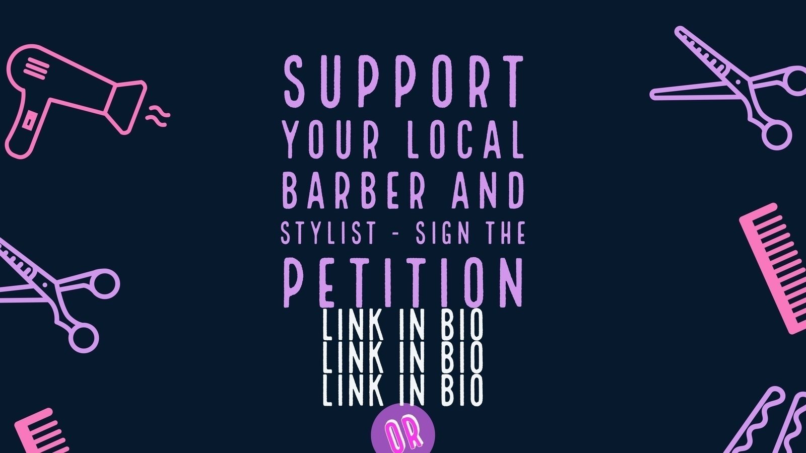 Petition · Allow Barbers, Hair, Nail & Tattoo Salons to Open With