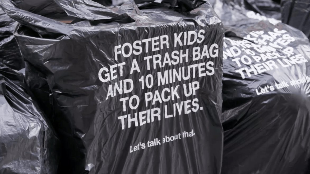 Petition · Make Trash Bags illegal to give foster youth as "a suitcase