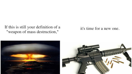 Petition · Classify Assault Weapons as Weapons of Mass Destruction ...