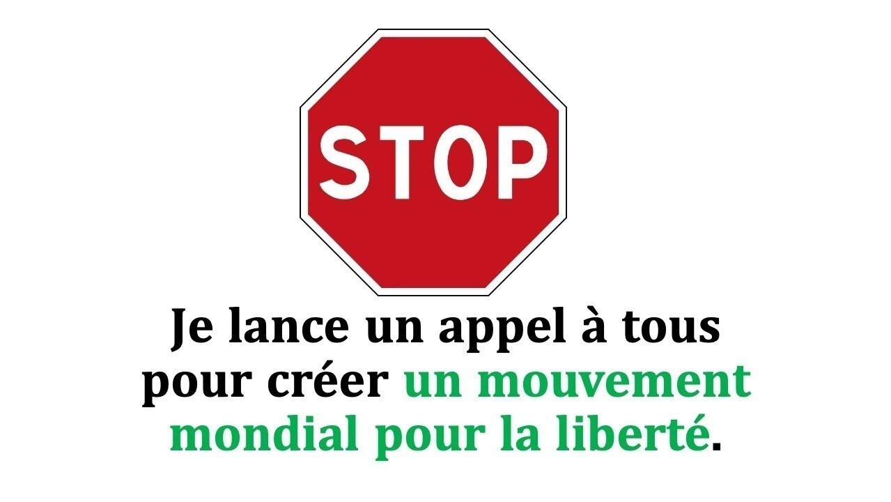 Pétition · Lancez un mouvement mondial pour la liberté France