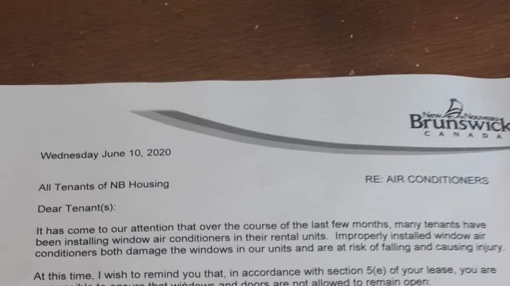 Petition · Allow NB Housing Tenants to keep Window Air Conditioners