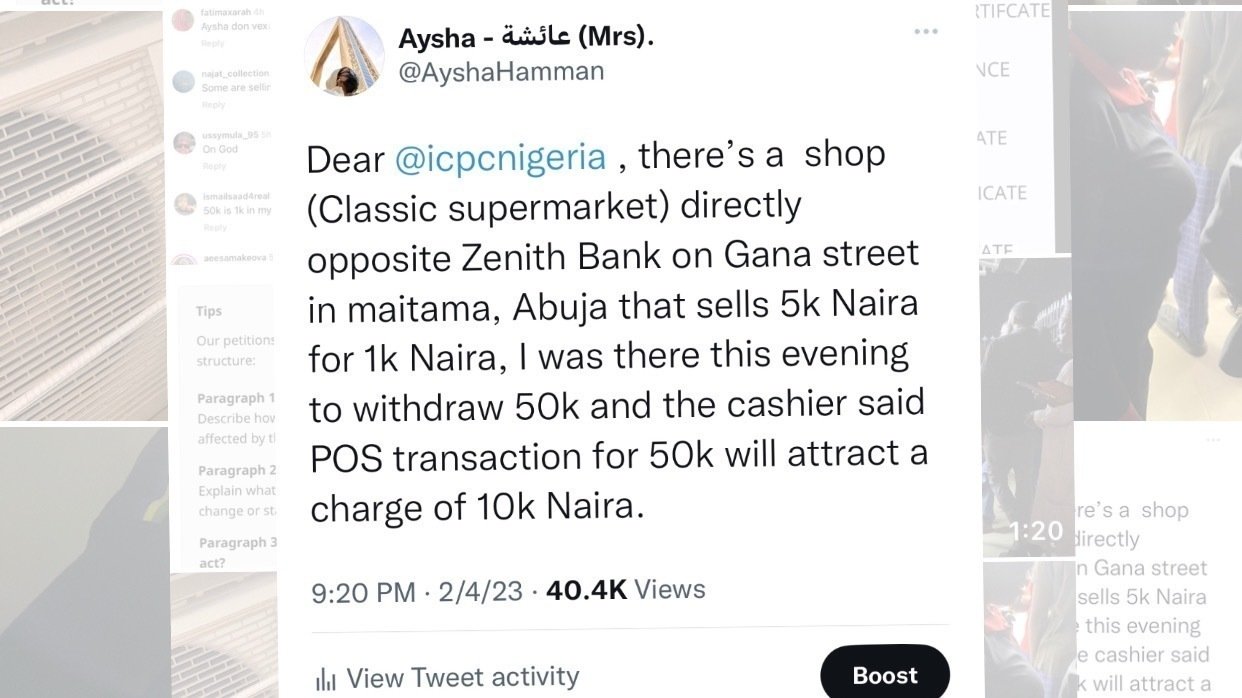 Petition · PETITION AGAINST ILLEGAL WITHDRAWAL FEES BY POINTOFSALES