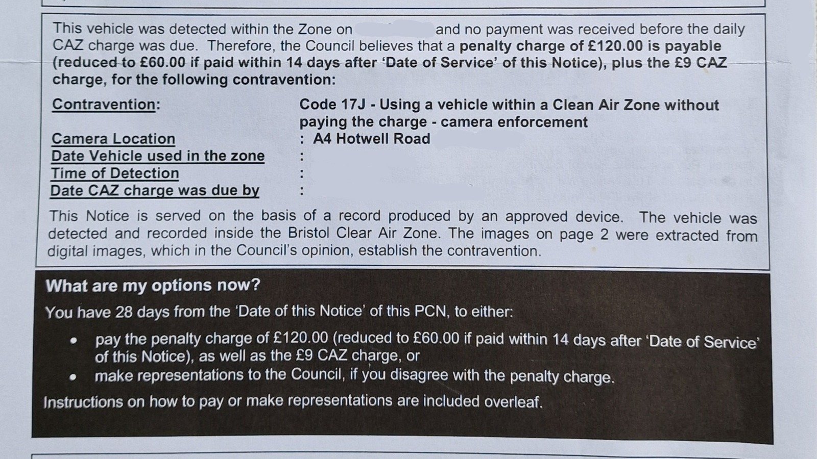 Petition · STOP the Bristol City Council Clean Air Zone PENALTY CHARGE