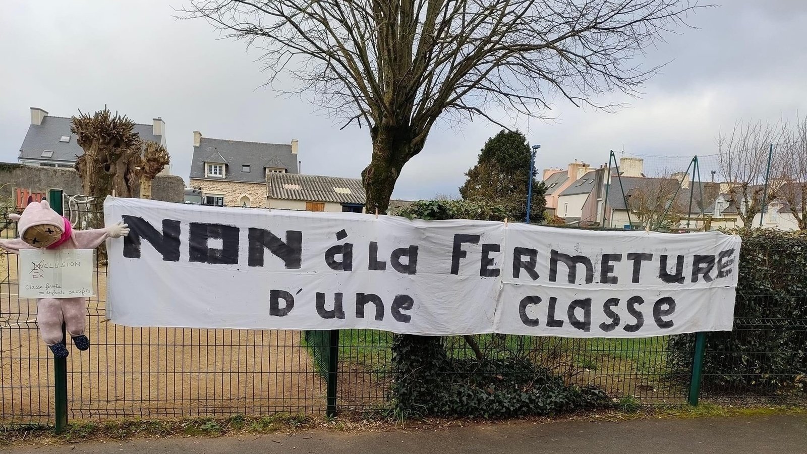 Pétition · Pas de fermeture de classe à Pouldergat, école en milieu