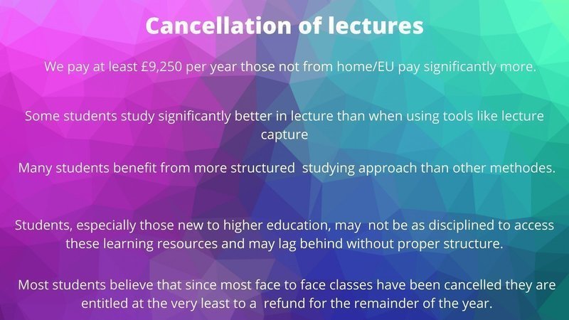 Petition · Refund of tuition fees · Change.org
