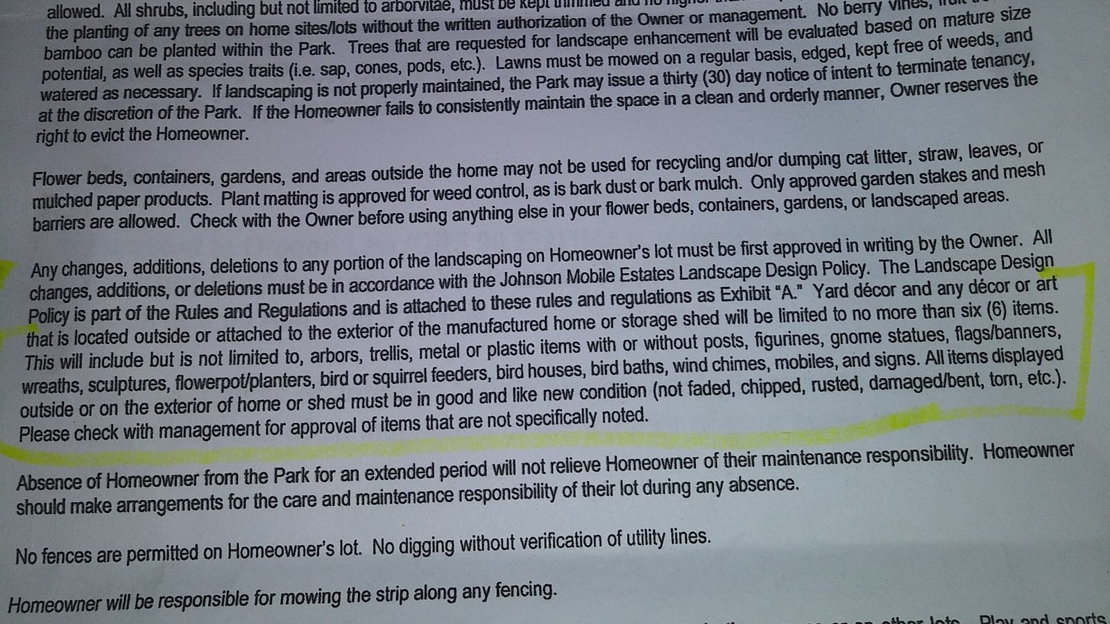 Petition · Petition against new Section 4 . 2 . 2 of Johnson Mobile