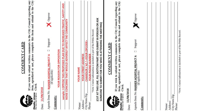 Petition Update Urgent Emails And Comment Card Submission