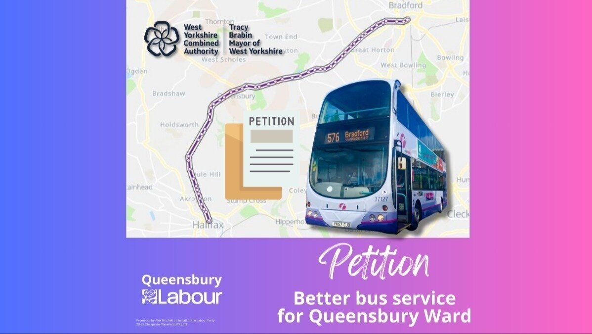 Petition · Improve, Extend & Add Bus Services for Queensbury Residents