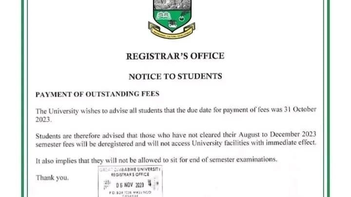 Petition · Demand Great Zimbabwe University to Allow All Students to
