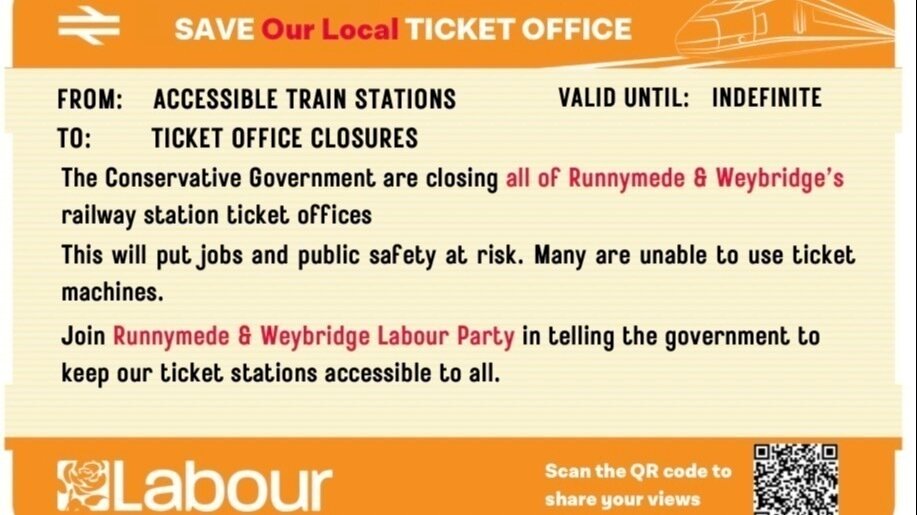 Petition · Save Runnymede & Weybridge’s Station Ticket Offices from