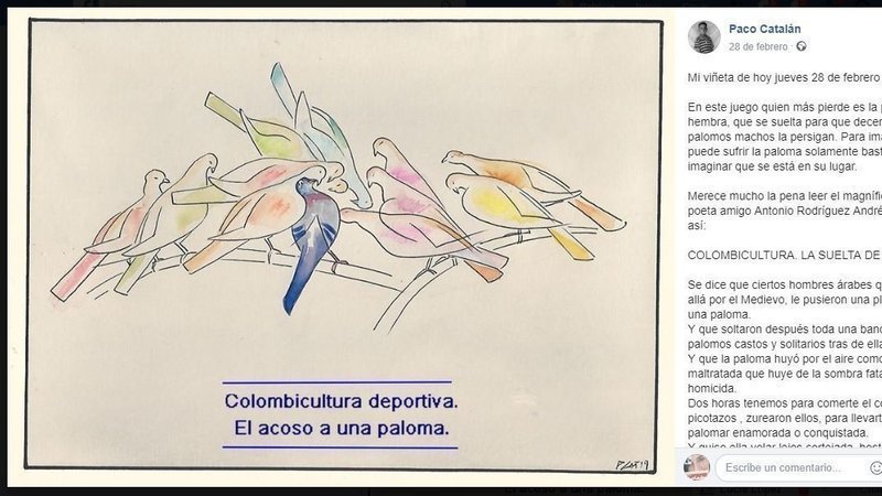 Petition Update Paco Catalán Denuncia Palomas De Pica El