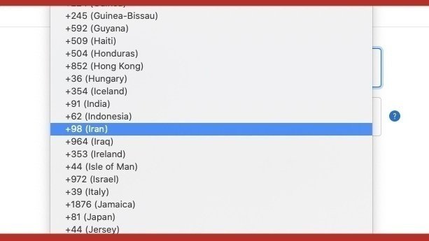 Petition · Please add Iran as one of the recipient verification code ...