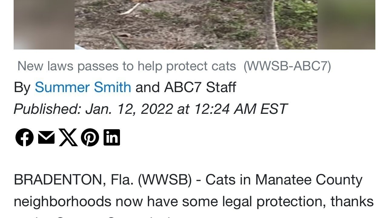 Petition · Cat and community cat laws United States ·