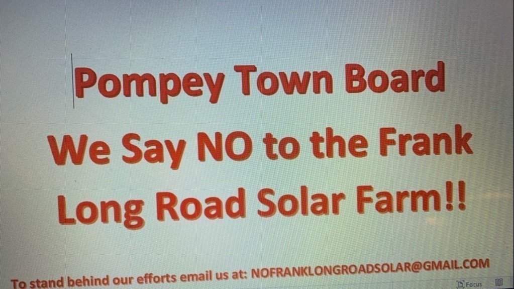 Petition · No Frank Long Road Solar Pompey, NY ·