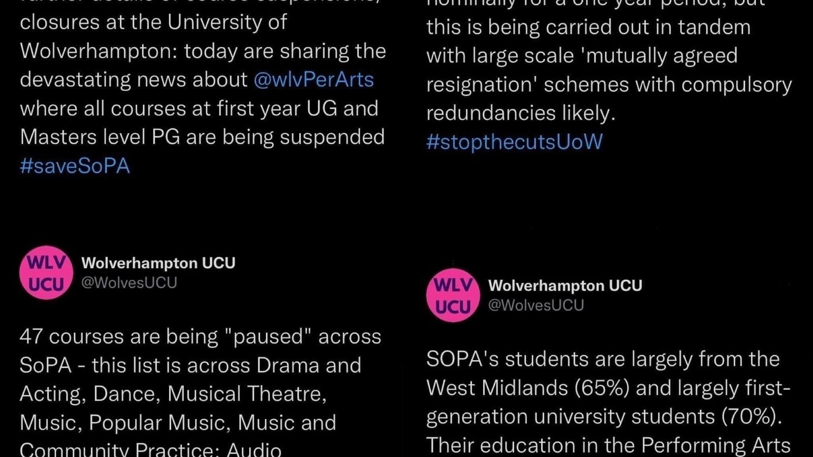 Petition · Stop the suspension of SOPA courses at The University of