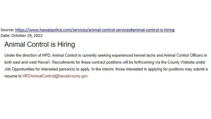 Petition update · ANIMAL CONTROL REPORTS THEY ARE UNDERSTAFFED - WHY ...