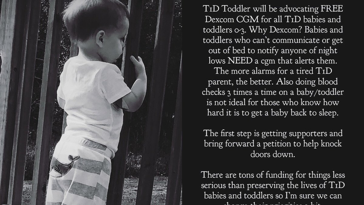 Petition · Free CGM for type one diabetic babies and toddlers 0