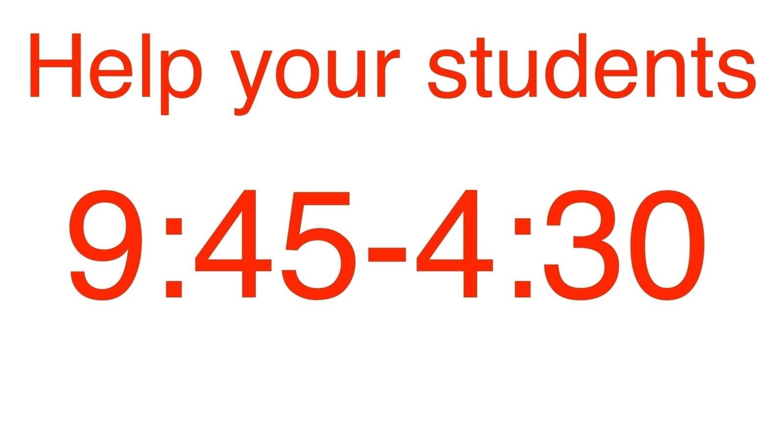 Petition · Change school start time from 825 to 925 United States