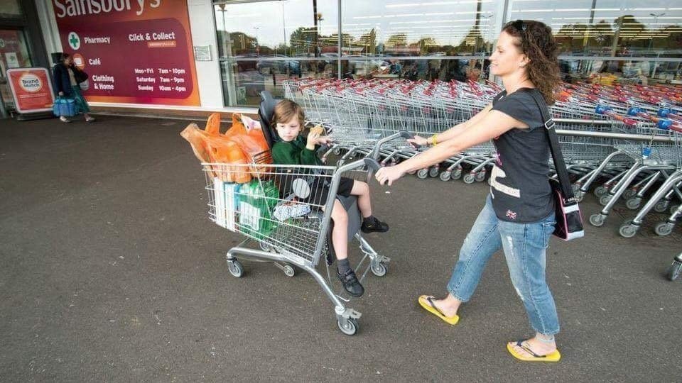 Petition · Shopping trolleys for children with disabilities needed in