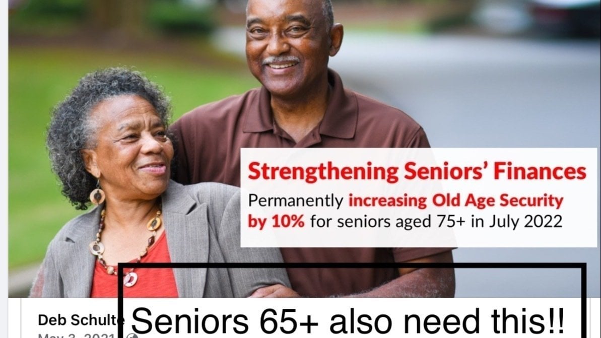 Petition · Petition to INCLUDE seniors 65 and over for the 10 increase