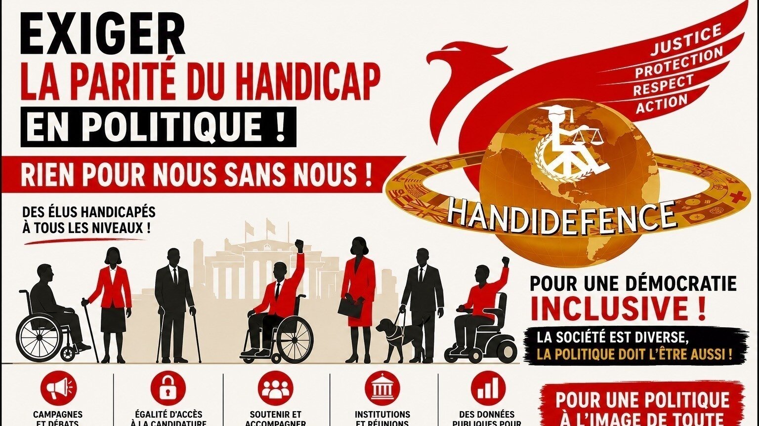 Pétition · Exiger la parité du handicap en politique ! - France ...