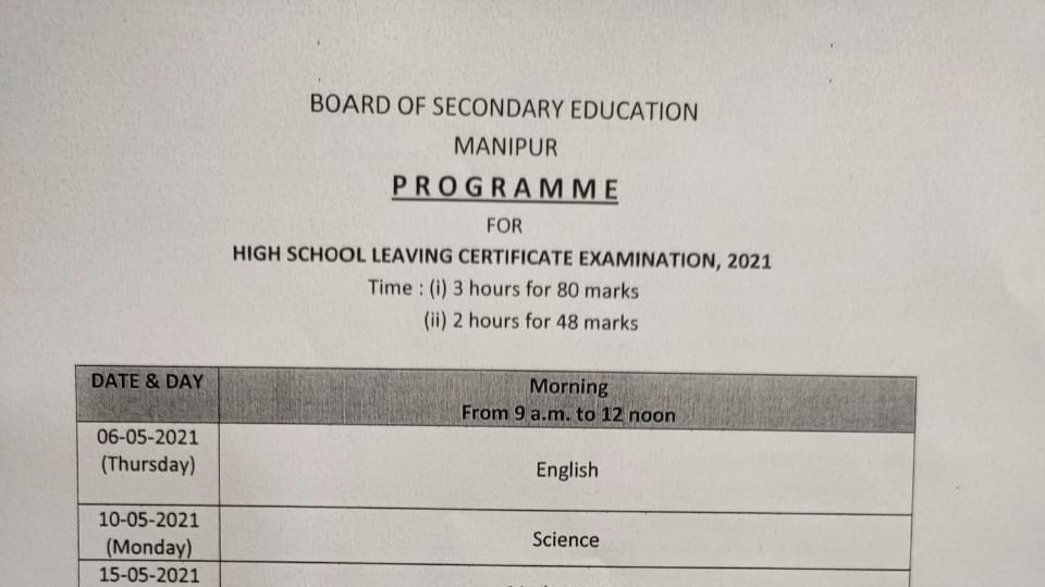 Petition · Cancellation of Manipur board class 10 &12 exam ·