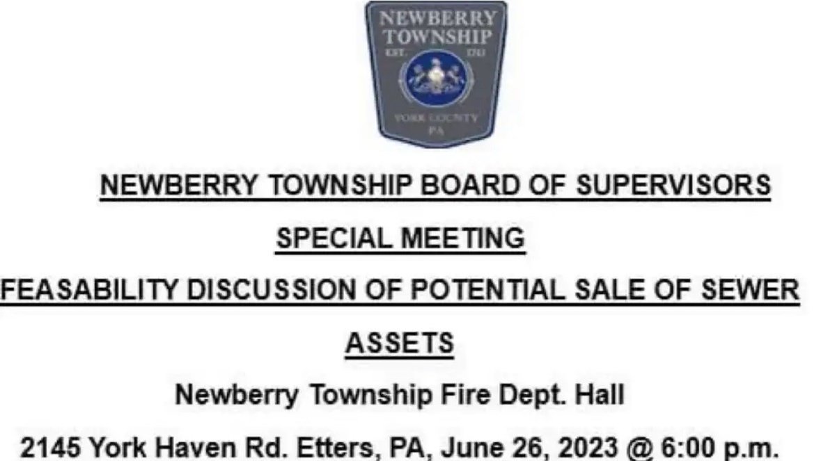 Petition · Stop the sale of Newberry Township Sewer Plant · Change.org