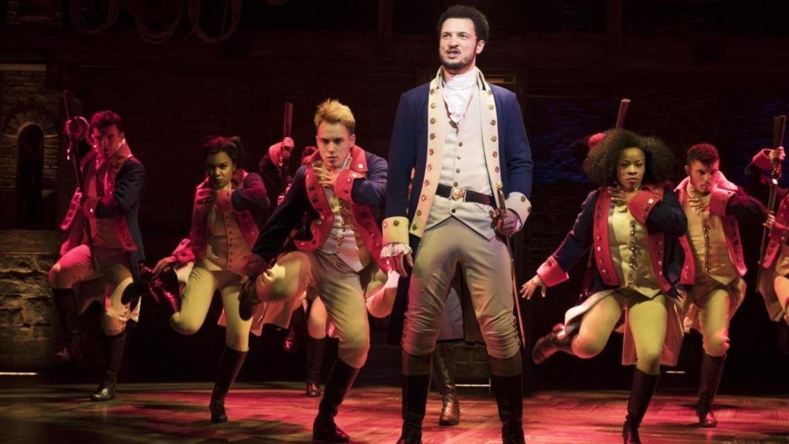 Hamilton west end cast recording deals