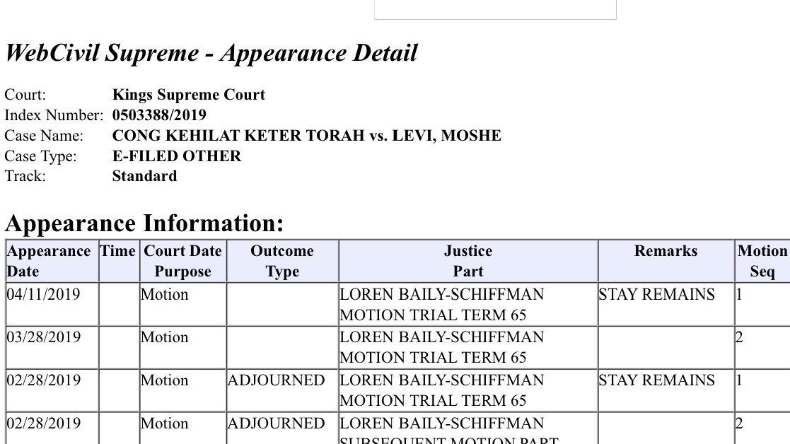 Webcivil supreme Clearance