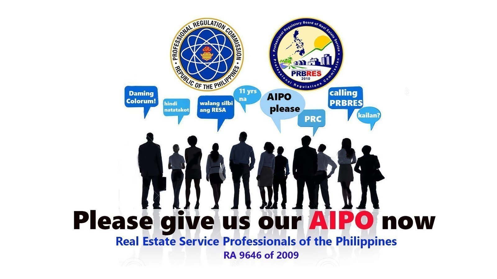 Petition · An appeal to PRCPRBRES Implement AIPO of Real Estate