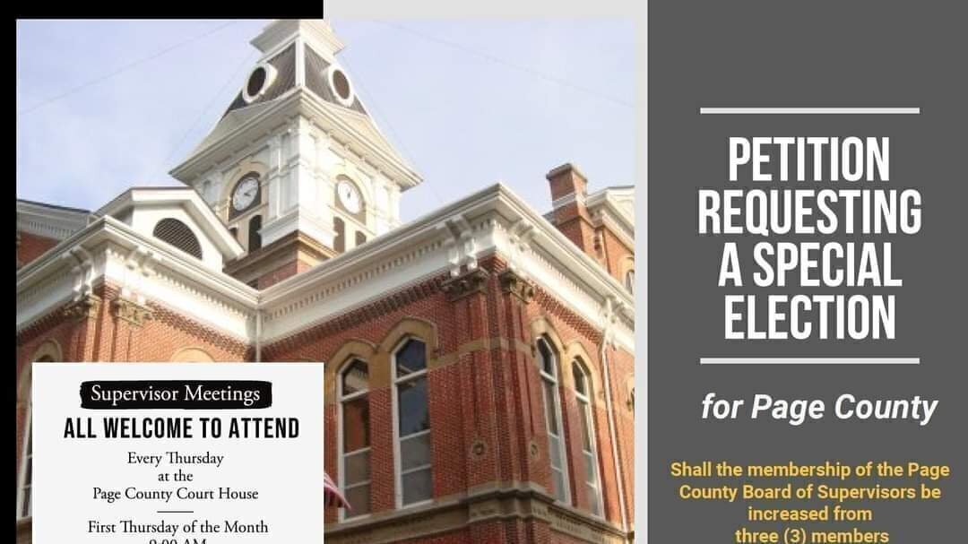 Petition · Increase the Page Co. IA Board of Supervisor members from 3 ...