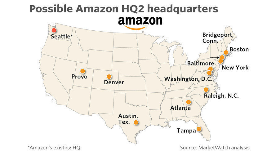 Petition · Amazon is looking for a 2nd location in North America