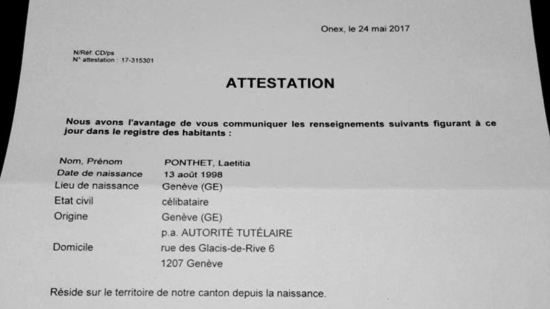 Petition Update Attestation De L Office Cantonal De La