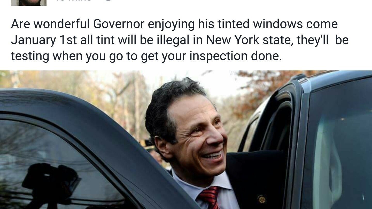 Petition · Make window tint legal in New York State. · Change.org